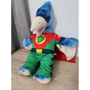 Build a Bear Blue Dinosaur Plush Pterodactyl Flying Stuffed Animal Shirt Sound